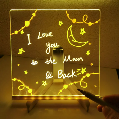 Tablero led para dibujar