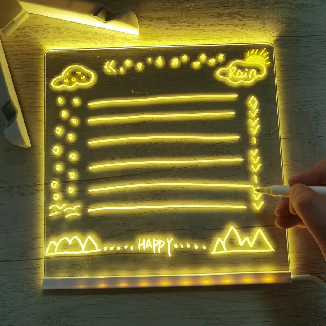 Tablero led para dibujar