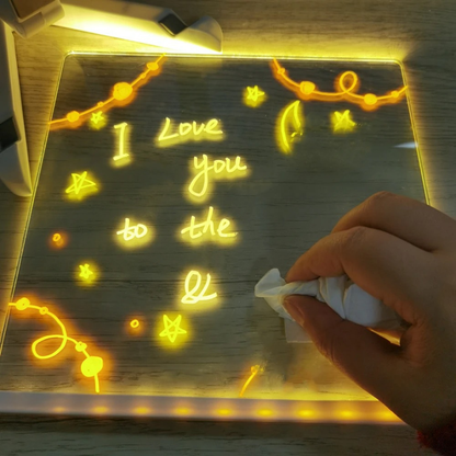 Tablero led para dibujar