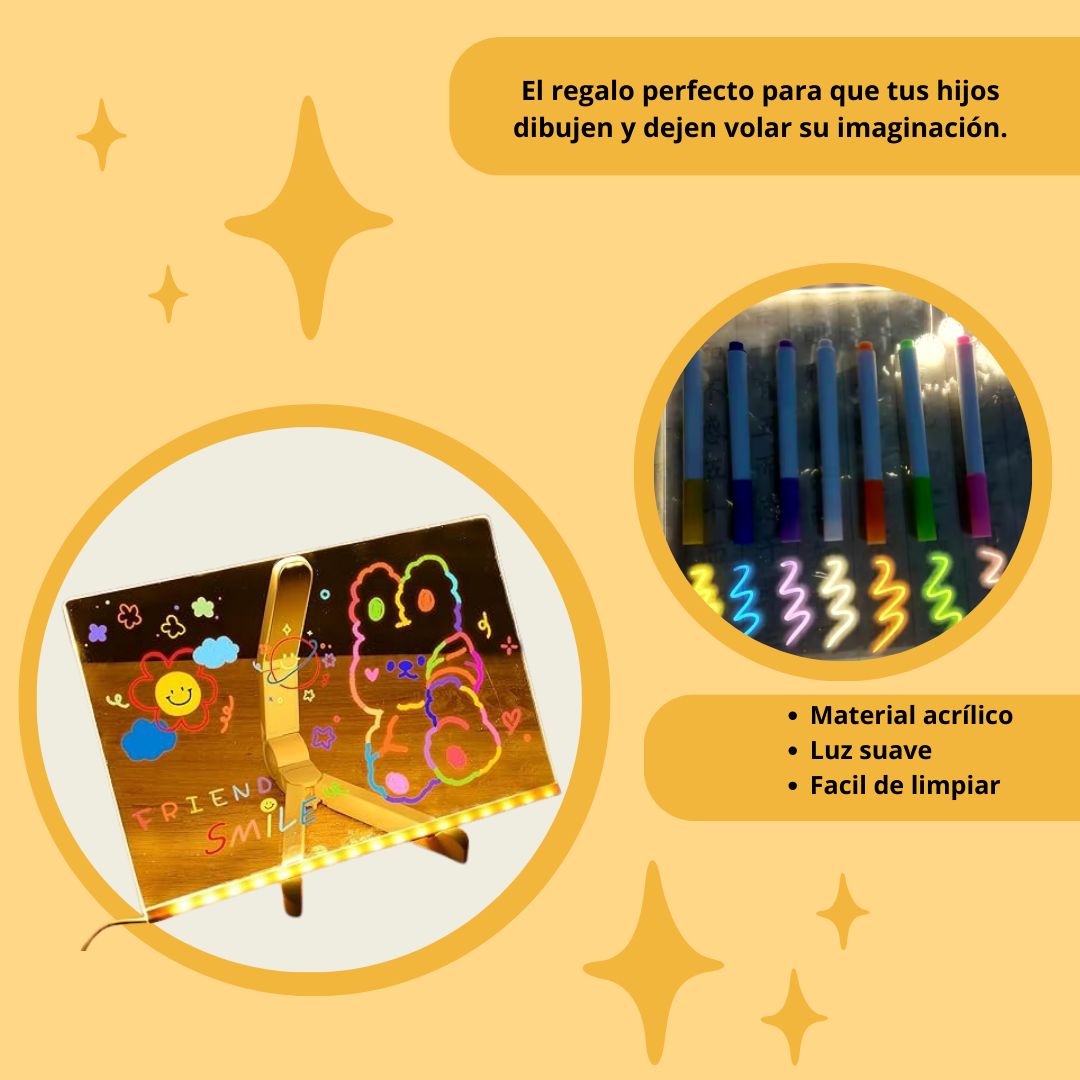 Tablero led para dibujar